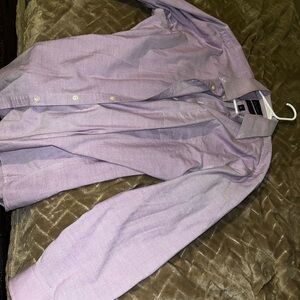 Stafford Lavender Oxford Shirt